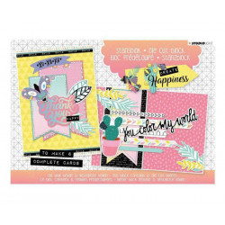 Sada Papírových Výseků V Bloku Create Happiness A5 Studio Light Papíry Obrázky Potiskem Scrapbooking