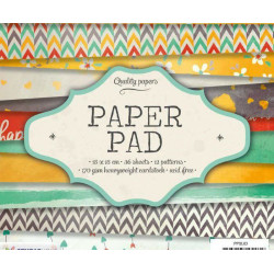 Sada Papírů 15x15cm (36ks) Č.83 Studio Light Papíry Potiskem Scrapbooking