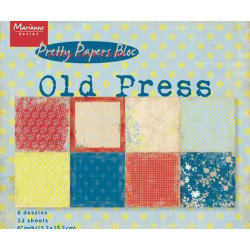 Sada Papírů 15x15 Old Press Marianne Design Papíry Cm Potiskem Scrapbooking