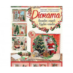 Sada Papírových Výseků V Bloku 3d Diorama Merry And Bright Č.4 A4 Studio Light Papíry Obrázky Potiskem Scrapbooking