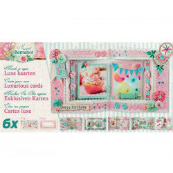 Sada Papírových Výseků V Bloku Sweet Romance 31x16cm Studio Light Papíry Obrázky Potiskem Scrapbooking