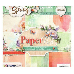 Sada Papírů 15x15cm (36ks) Č.75 So Spring Studio Light Papíry Potiskem Scrapbooking