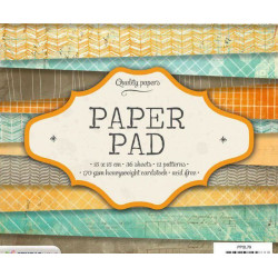 Sada Papírů 15x15cm (36ks) Č.79 Studio Light Papíry Potiskem Scrapbooking