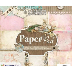 Sada Papírů 15x15cm (36ks) Č.77 Memories Of Summer Studio Light Papíry Potiskem Scrapbooking