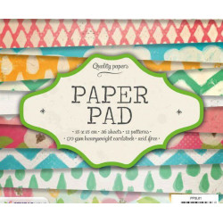 Sada Papírů 15x15cm (36ks) Č.81 Studio Light Papíry Potiskem Scrapbooking