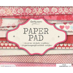 Sada Papírů 15x15cm (36ks) Č.80 Studio Light Papíry Potiskem Scrapbooking