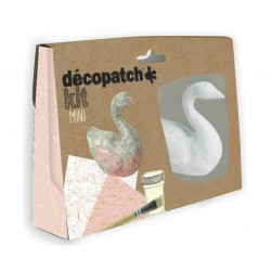 Sada Na Decoupage Labuť, Décopatch Sady Zvířátka Předměty Hobby Barvy