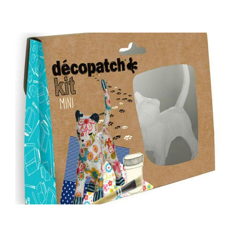 Sada Na Decoupage Kočka Décopatch Sady Zvířátka Předměty Hobby Barvy