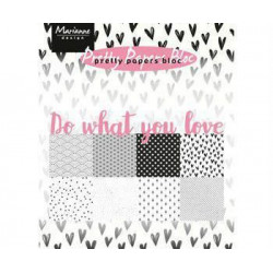 Sada Papírů A5 Do What You Love (32ks), Marianne Design Papíry Potiskem Scrapbooking