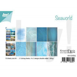 Sada Oboustranných Papírů A4 Seaworld 21x30cm (10ks), Joy Crafts Papíry V Sadě, Potiskem Scrapbooking