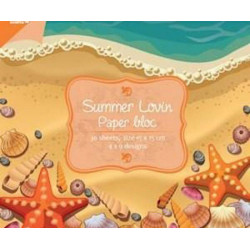 Sada Jednostranných Papírů Summer 15x15cm (36ks), Joy Crafts Papíry Potiskem Scrapbooking