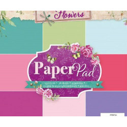 Sada Papírů 15x15cm (36ks) Č.34 Beautiful Flowers Studio Light Papíry Potiskem Scrapbooking