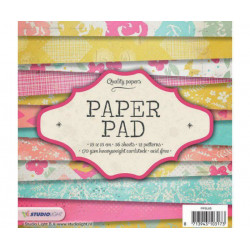 Sada Papírů 15x15cm (36ks) Č.65 Studio Light Papíry Potiskem Scrapbooking