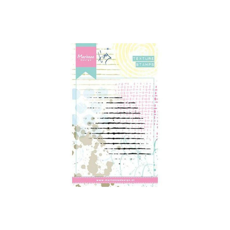 Řádky - Silikonové Gelové Razítko (1ks), Marianne Design Silikonová Gelová, Razítka Scrapbooking Papír