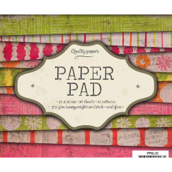 Sada Papírů 15x15cm (36ks) Č.10 Studio Light Papíry Potiskem Scrapbooking