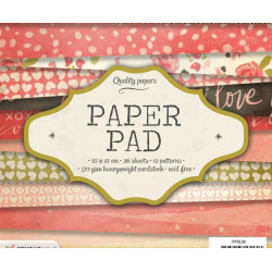 Sada Papírů 15x15cm (36ks) Č.86 Studio Light Papíry Potiskem Scrapbooking