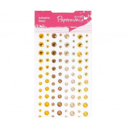 Samolepicí Kamínky Capsule Sunshine 104ks Docrafts Dekorace Ozdoby Scrapbooking Papír