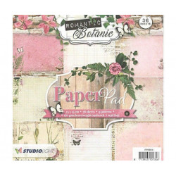 Sada Papírů 15x15cm (36ks) Č.58 Romantic Botanic Studio Light Papíry Potiskem Scrapbooking