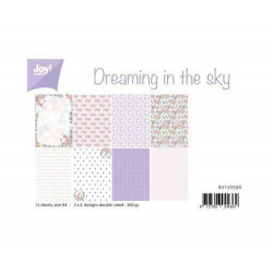 Sada Oboustranných Papírů A4 Design Dreaming In The Sky (12ks), Joy Crafts Papíry V Sadě, Potiskem Scrapbooking