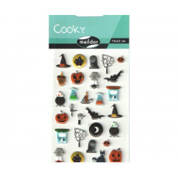 Samolepky Cooky - Halloween Maildor Plastické, Scrapbooking Papír