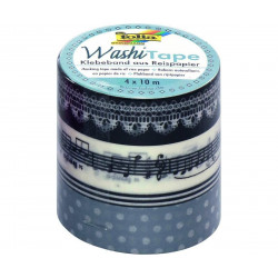 Washi Tape - Dekorační Lepící Páska - 4 Ks - Melodie Folia Bringmann