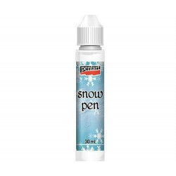 Sněhové Pero 30ml Pentart Gesso Pasty Barvy Speciální, Hobby Barvy Decoupage