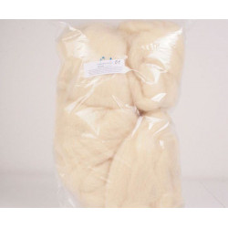 Shetlandská Ovčí Vlna 100g Natural Jednobarevná, Plstění, Textil Hedvábí