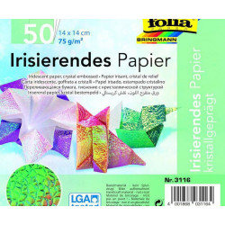 Texturovaný Barevný Papír - 75g/m2 14x14 Cm 50 Listů, Folia Bringmann