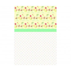 Washi Tape - Rýžové Listy A4 - 5 Samolepících Listů V 5ti Motivech - Růže Folia Bringmann