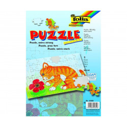 Puzzle - 48 Dílů - Bílé, Din A4 Folia Bringmann