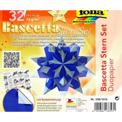 Origami Hvězdy Bascetta - 75g/m2 Dvojbarevná, Folia Bringmann