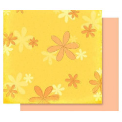 Designové Papíry S Glitrama 30, 5 x 30, 5 Cm 5 Listů - Motiv Květiny Folia Bringmann