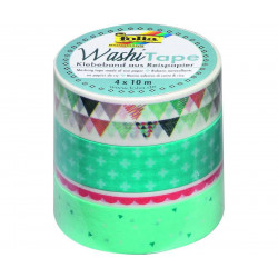 Washi Tape - Dekorační Lepící Páska - 4 Ks - Pastel Folia Bringmann