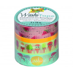 Washi Tape - Dekorační Lepící Páska - 4 Ks - Tropical Folia Bringmann