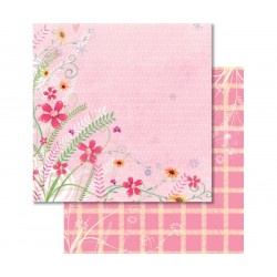 Třpytivý Oboustranný Scrapbookový Papír Louka Ursus 30 x 30 Příroda Papíry Listy Potiskem Scrapbooking