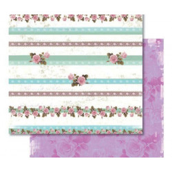 Třpytivý Oboustranný Scrapbookový Papír Romance Ursus 30 x 30 Příroda Papíry Listy Potiskem Scrapbooking