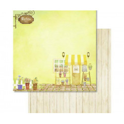 Třpytivý Oboustranný Scrapbookový Papír Květinový Obchod Ursus 30 x 30 Příroda Papíry Listy Potiskem Scrapbooking