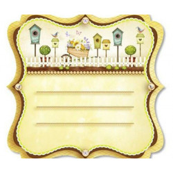 Třpytivý Oboustranný Scrapbookový Papír Ptačí Budky Ursus 30 x 30 Zvířata Papíry Listy Potiskem Scrapbooking