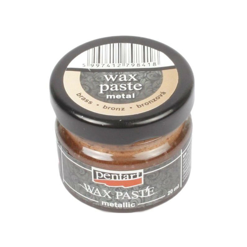 Vosková Metalická Pasta Bronzová 20ml Pentart Patina Barvy Speciální, Hobby Barvy Decoupage