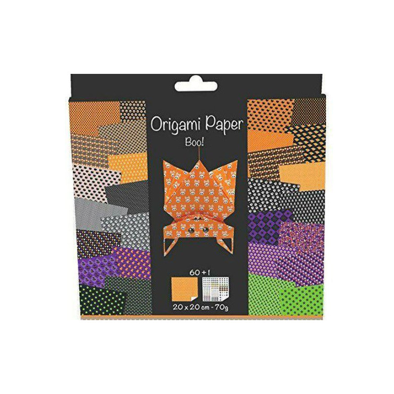 Papíry Na Origami 20x20cm (60ks) Boo!, Avenue Mandarine Technika Scrapbooking