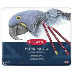 Pastely V Tužce Derwent Pastel Pencils (24ks), Derwent Výtvarné Potřeby