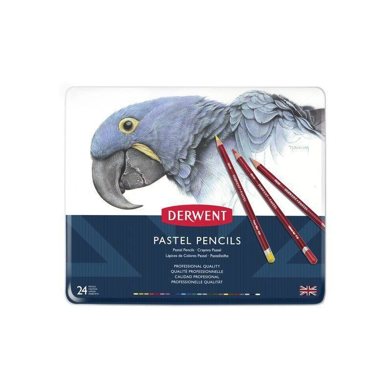 Pastely V Tužce Derwent Pastel Pencils (24ks), Derwent Výtvarné Potřeby