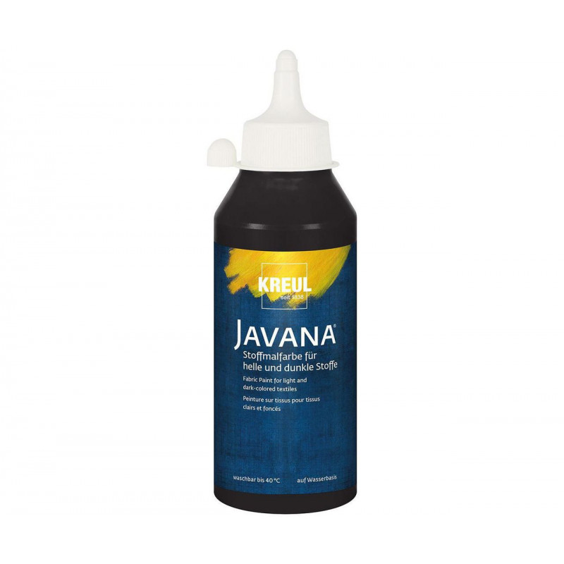 Barva Na Světlý A Tmavý Textil Javana 250ml Černá, CK 91461