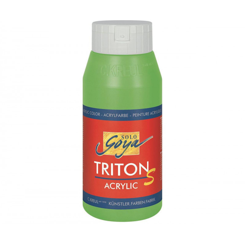 Akrylová Barva Triton Solo Goya Lesk Efekt 750ml Žlutozelená, CK 17315