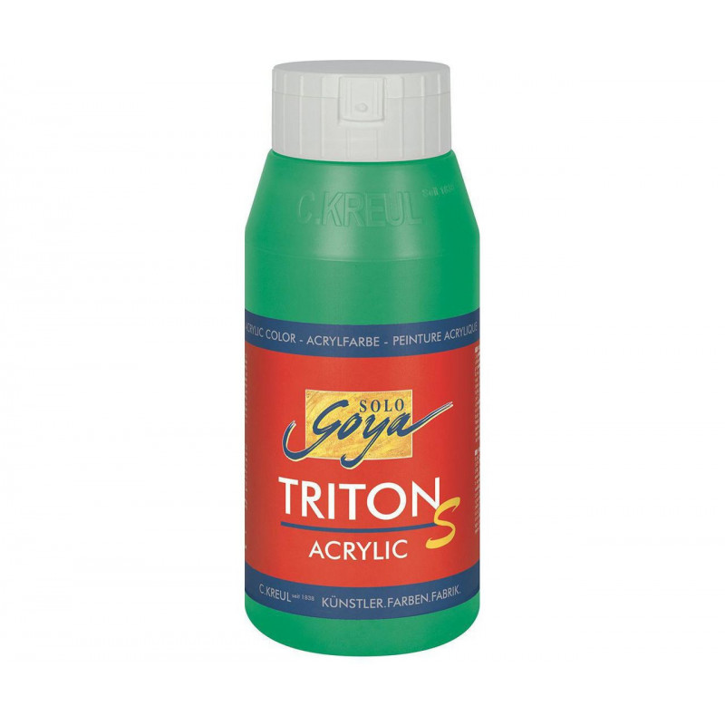 Akrylová Barva Triton Solo Goya Lesk Efekt 750ml Pernamentní Zelená, CK 17309