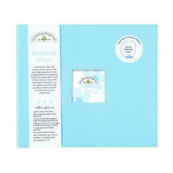 Album 30, 5x30, 5cm D-ring Bubble Blue Doodlebug Design Inc., 30x30cm Alba Bloky Scrapbooking Papír