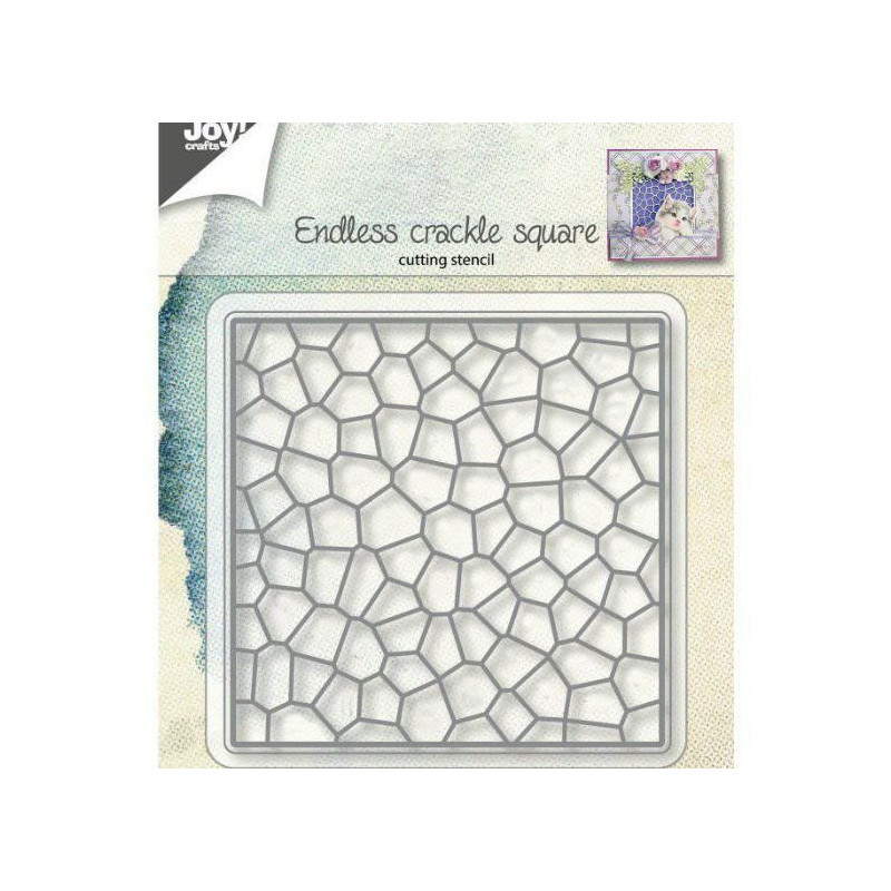 Praskliny - Vyřezávací Kovové Šablony Joy Crafts (2ks), Joy Crafts Dekorace Big Shot Embosování, Scrapbooking Papír