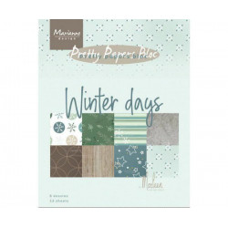 Sada Papírů A5 Winter Days (32ks), Marianne Design Vánoční Papíry Vánoce Scrapbooking