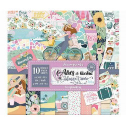 Sada Oboustranných Papírů 30x30cm Dovolená (10ks), Stamperia Papíry Sady Potiskem Scrapbooking