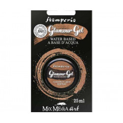 Glamour Gel Kaštanově Hnědý Třpytivý 25ml Stamperia Patina Barvy Speciální, Hobby Barvy Decoupage